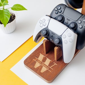 Gamer Room Decor, Anniversary Gift, Birthday Gift, Controller Stand, Controller Holder, Headphone Stand, Headset Stand, Gaming Accessory