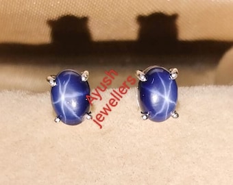 Boucles D'oreilles pendantes CZ Saphir Zirconium Argent 925/1000 Bijoux Femme