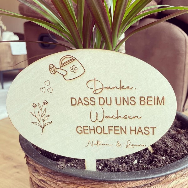 Hebammen Geschenk Brandmalerei Holz