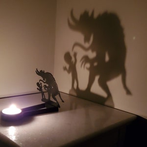 KeaLite Krampusnacht Shadow Caster (Tealight Candle Sold Separately) *Free Shipping On Orders Over 10 Dollars!* -Fun Stocking Stuffer!-