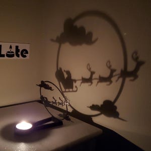 KeaLite Christmas Night Shadow Caster (Tealight Candle Sold Separately) *Buy Any 2 KeaLites & Get Free Shipping!* -Fun Stocking Stuffer!-
