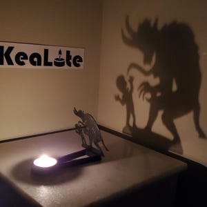 KeaLite Krampusnacht Shadow Caster (Tealight Candle Sold Separately) *Free Shipping On Orders Over 10 Dollars!* -Fun Stocking Stuffer!-