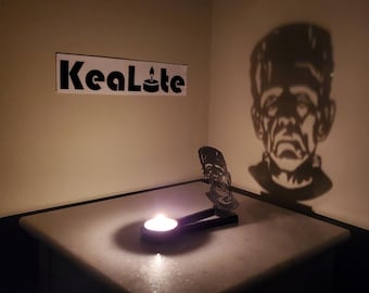 KeaLite Frankenstein Shadow Caster (Tealight candles sold separately) *Buy Any 2 KeaLites & Get Free Shipping!*