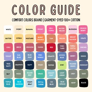 a color guide for different shades of paint