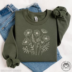 Subtle Anti Trump Sweatshirt, Floral F*ck Trump Crewneck, Flower Trump Sucks Shirt, Anti Maga Sweatshirt, Anti Trump Gift, Protest Sweater
