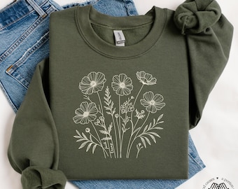 Subtle Anti Trump Sweatshirt, Floral F*ck Trump Crewneck, Flower Trump Sucks Shirt, Anti Maga Sweatshirt, Anti Trump Gift, Protest Sweater