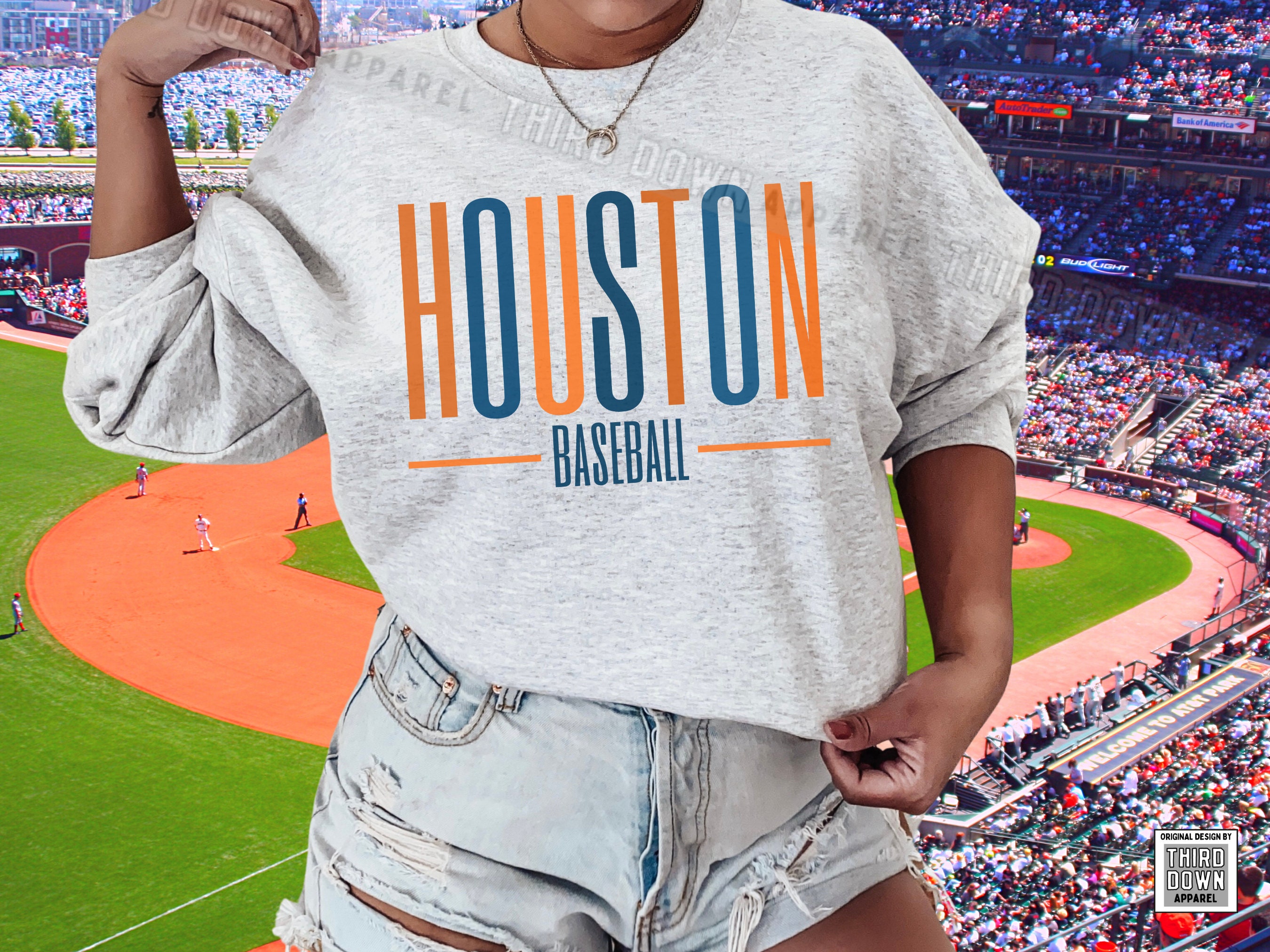 Houston Astros Baseball Love My Astros T-Shirt - Ink In Action