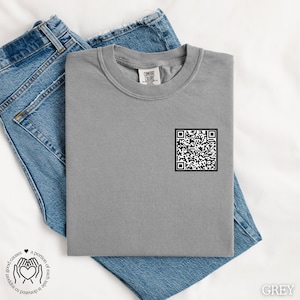 F*ck Trump QR Code T-Shirt, Subtle Anti Trump Shirt, FDT T-Shirt, Trump Sucks Shirt, Anti Fascist Shirt, Anti Maga Shirt, Anti Trump Gift