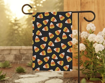 F*ck Trump Candy Corn Flag, Funny Political Yard Flag, Anti Trump Outdoor Decor, Autumn Porch Decor, Subtle FDT Sign, Liberal Yard Decor