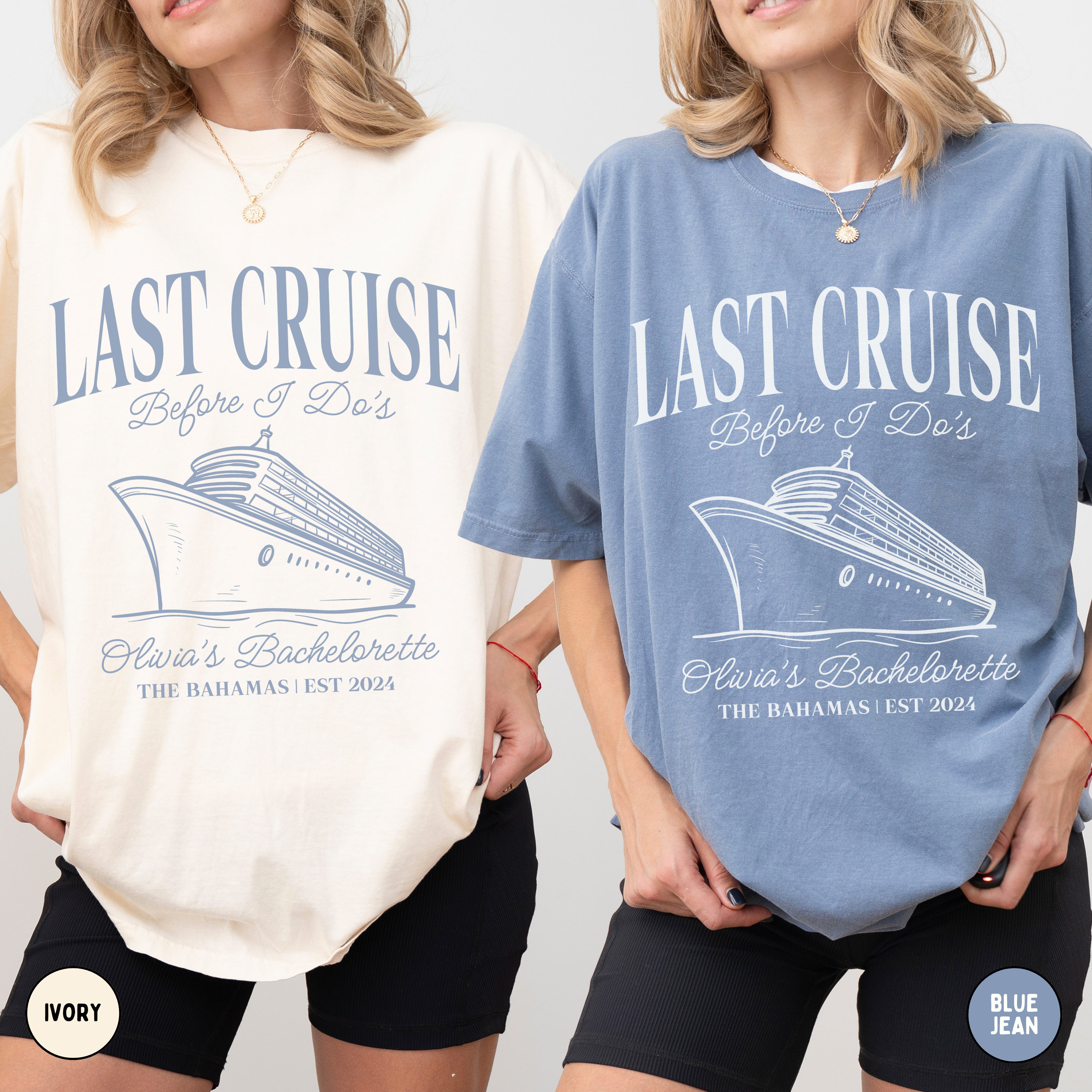 CUSTOM Cruise Bachelorette Party Shirts, Personalized Bridal Party T-Shirt, Matching Bach Weekend, Cruise Bachelorette, Cruise Before I Do's