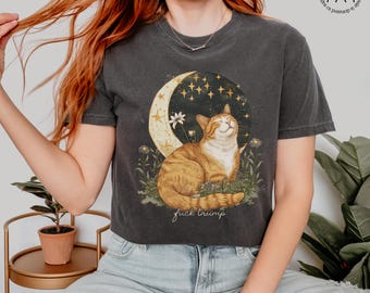 Subtle Anti Trump Shirt, F*ck Trump Tee, FDT TShirt, Childless Cat Lady Shirt, Trump Sucks Shirt, Anti Maga Shirt, Anti Trump Gift, Cat Lady