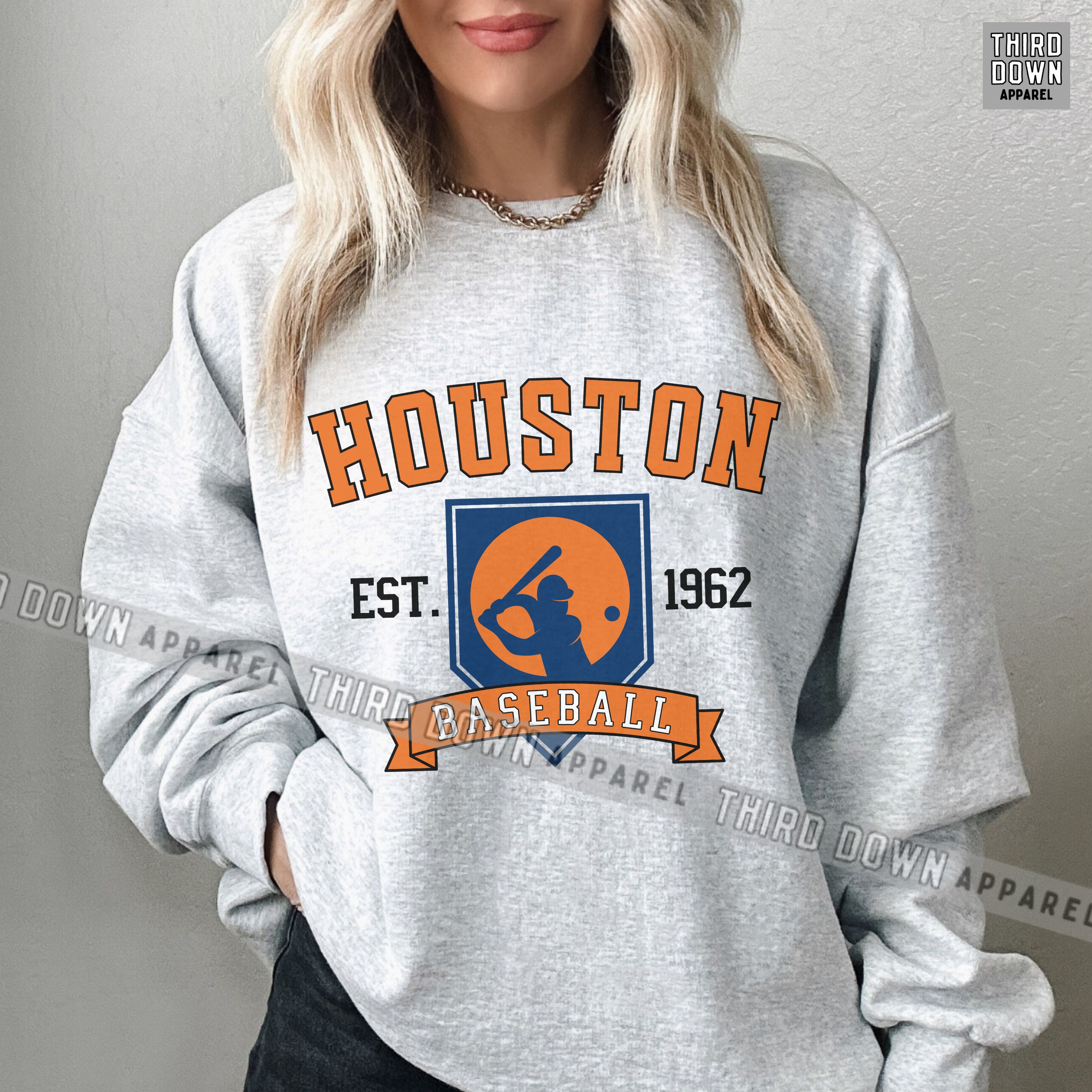 Houston Baseball Sweatshirt, Vintage Astros Shirt, Game Day Apparel - Bring  Your Ideas, Thoughts And Imaginations Into Reality Today