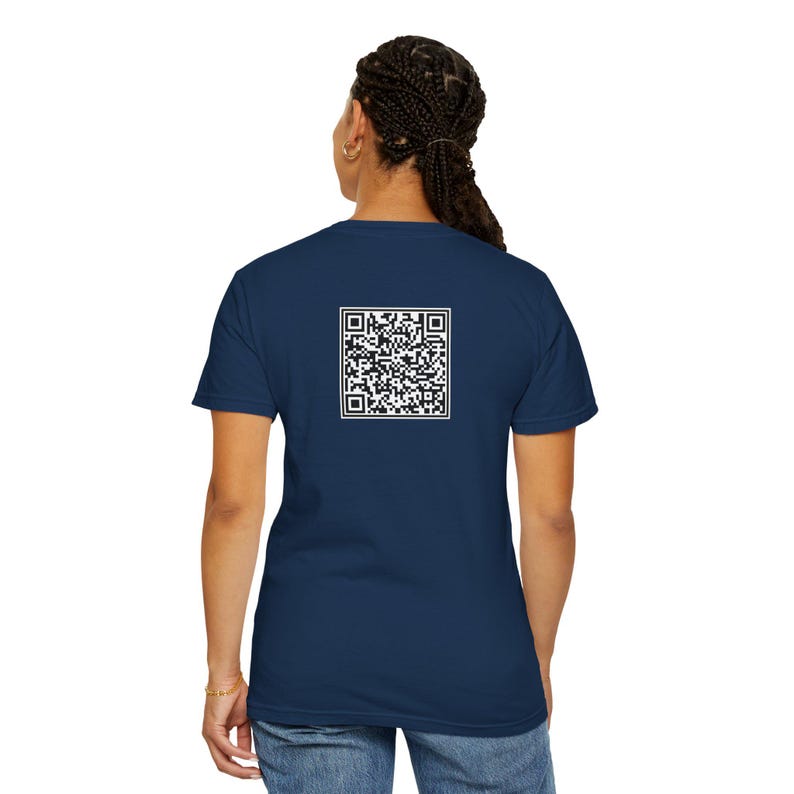 F*ck Trump QR Code TShirt, Subtle Anti Trump Shirt, FDT T-Shirt, Trump Sucks Shirt, Anti Fascist Shirt, Hidden Message Shirt, Fun Prank Gift imagem 10