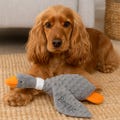 Personalized Dog Goose Plush Toy – Soft, Grunting Puppy Gift