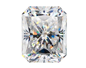 GRA Certified Radiant Cut Moissanite: VVS1 Loose Stone (4X6mm-7X9mm)