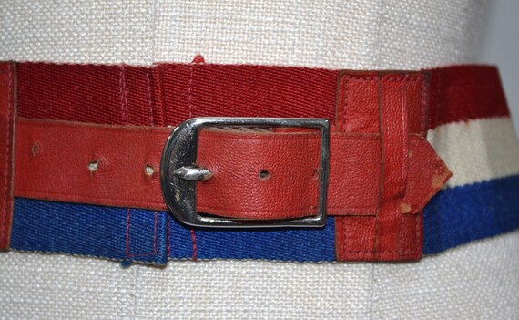 1940s Red, White & Blue, Vistory, Patriotic, Canv… - image 2