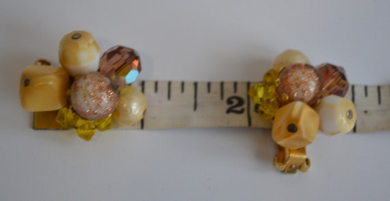 1960s Hattie Carnegie USA, Golden Bead cluster, v… - image 10