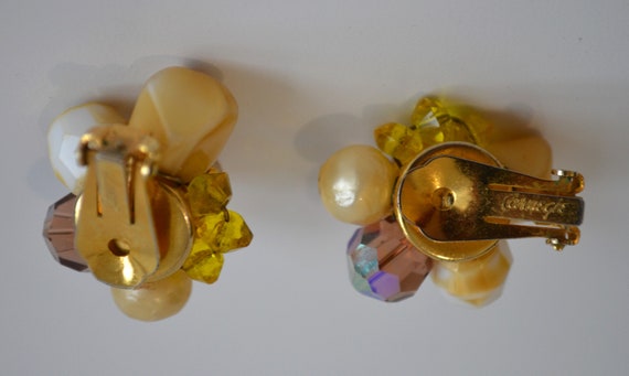 1960s Hattie Carnegie USA, Golden Bead cluster, v… - image 7