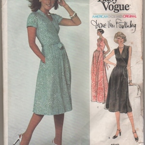 Vogue Dvf Pattern Etsy Canada