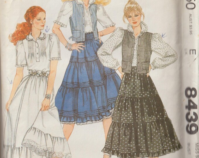 Pattern 8439 Vintage Mccall's Pattern #8439 UNCUT Sewing Dressmaking Pattern Ladies ...