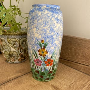 イギリス1930’s antique vintage flower vase 1930s Large Vase - Etsy UK