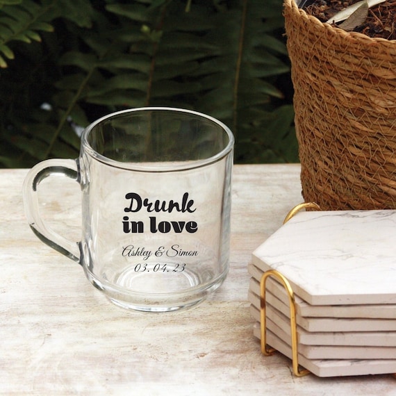 10 oz sale glass coffee mugs