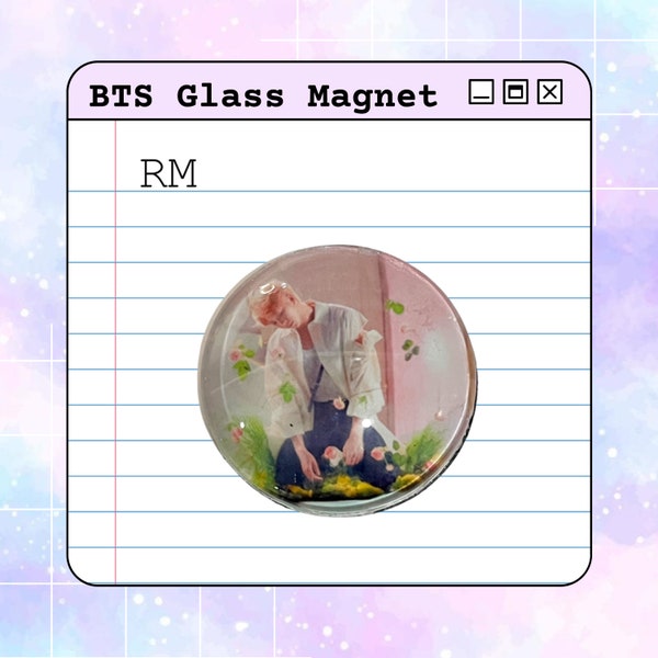 BTS Glass Magnet