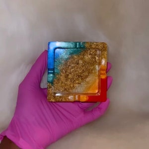Rainbow custom ashtray| Cute ashtray| Ash tray