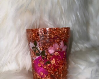 Pink Flower Car Ashtray| Ashtray With Lid| Cute Ashtray| Ash tray