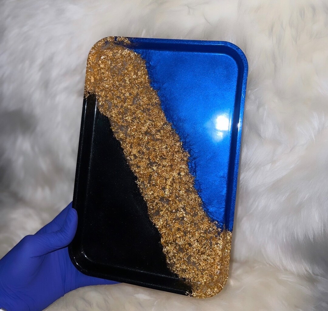 Rolling Tray Large Rolling Tray Custom Rolling Tray Resin Etsy
