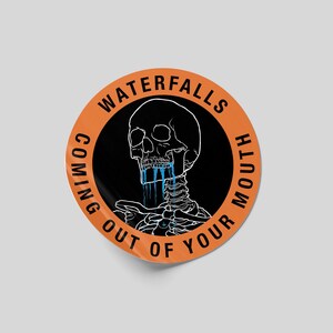 Vinyl Sticker &quot;Waterfalls&quot;