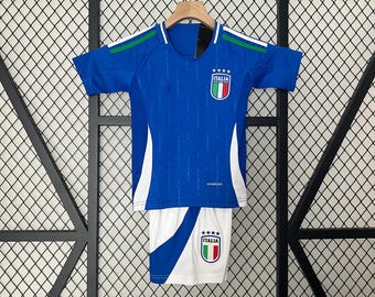 Italy 2024 Kids&#39; Home Jersey – Custom Football Kit with Name & Number