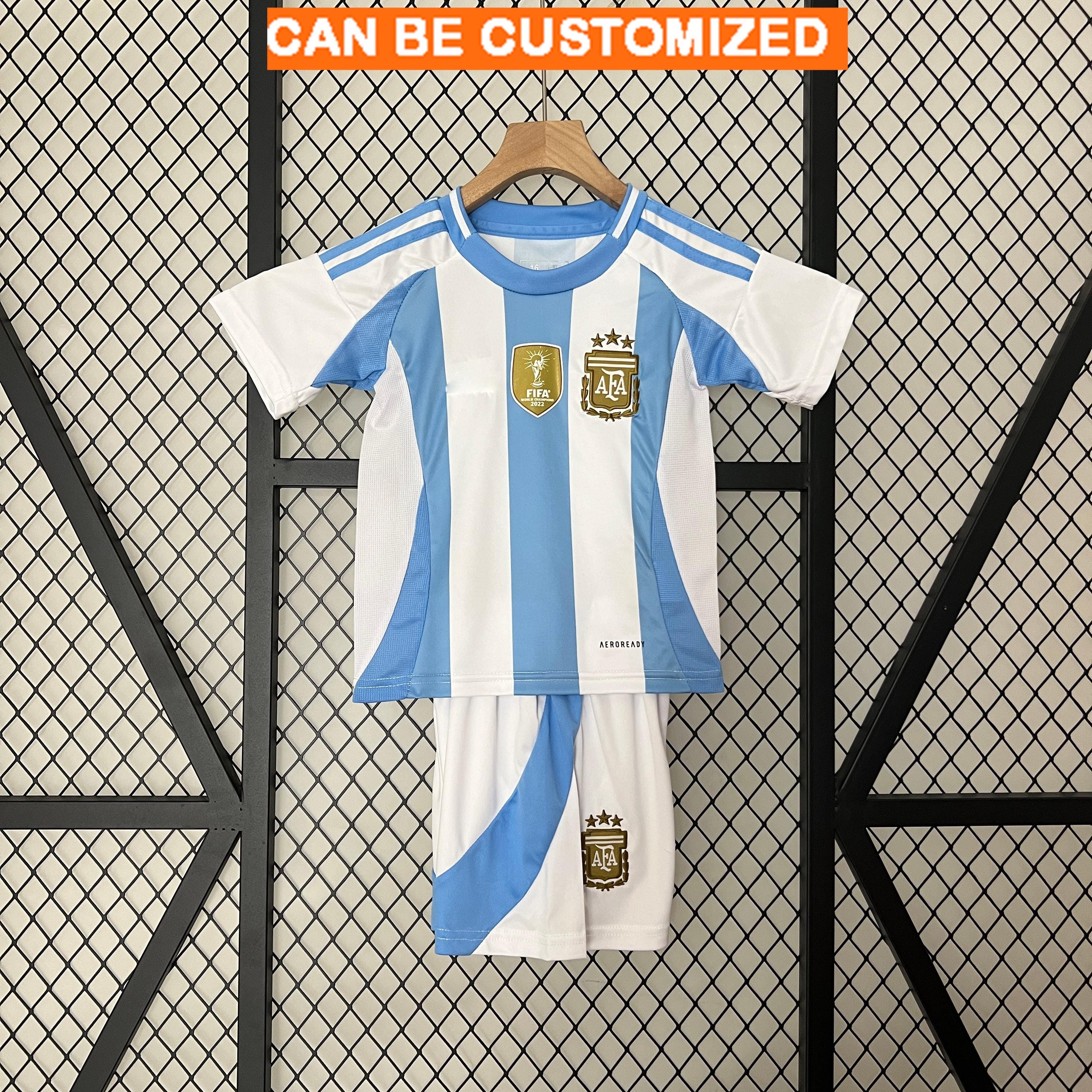 Argentina 2025 Kids' Home Jersey – Custom Football Kit with Name & Number