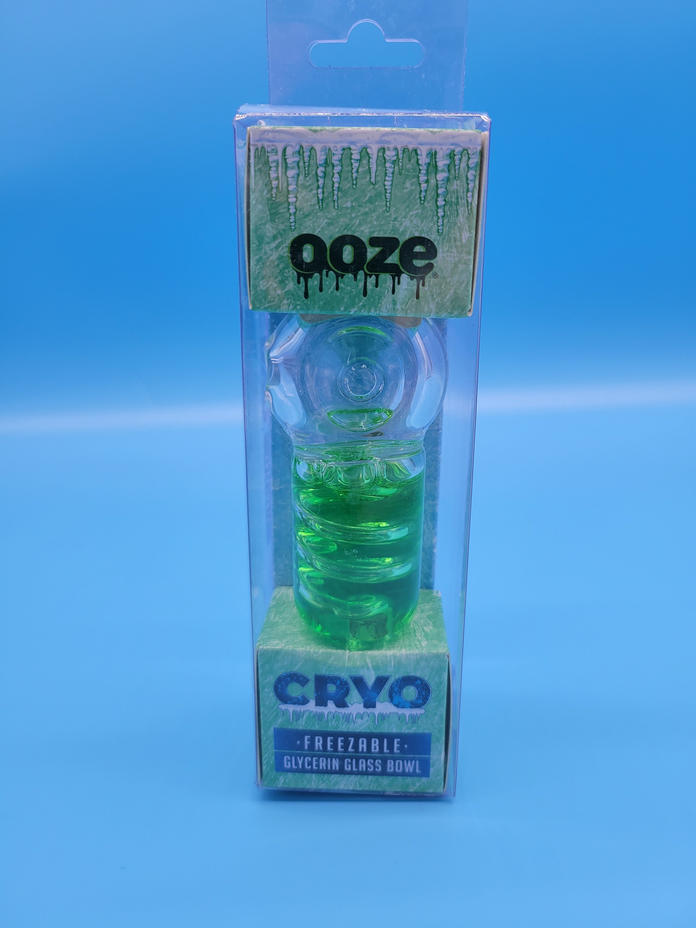 Ooze 4 Glycerin Freeze Glass Pipe Etsy