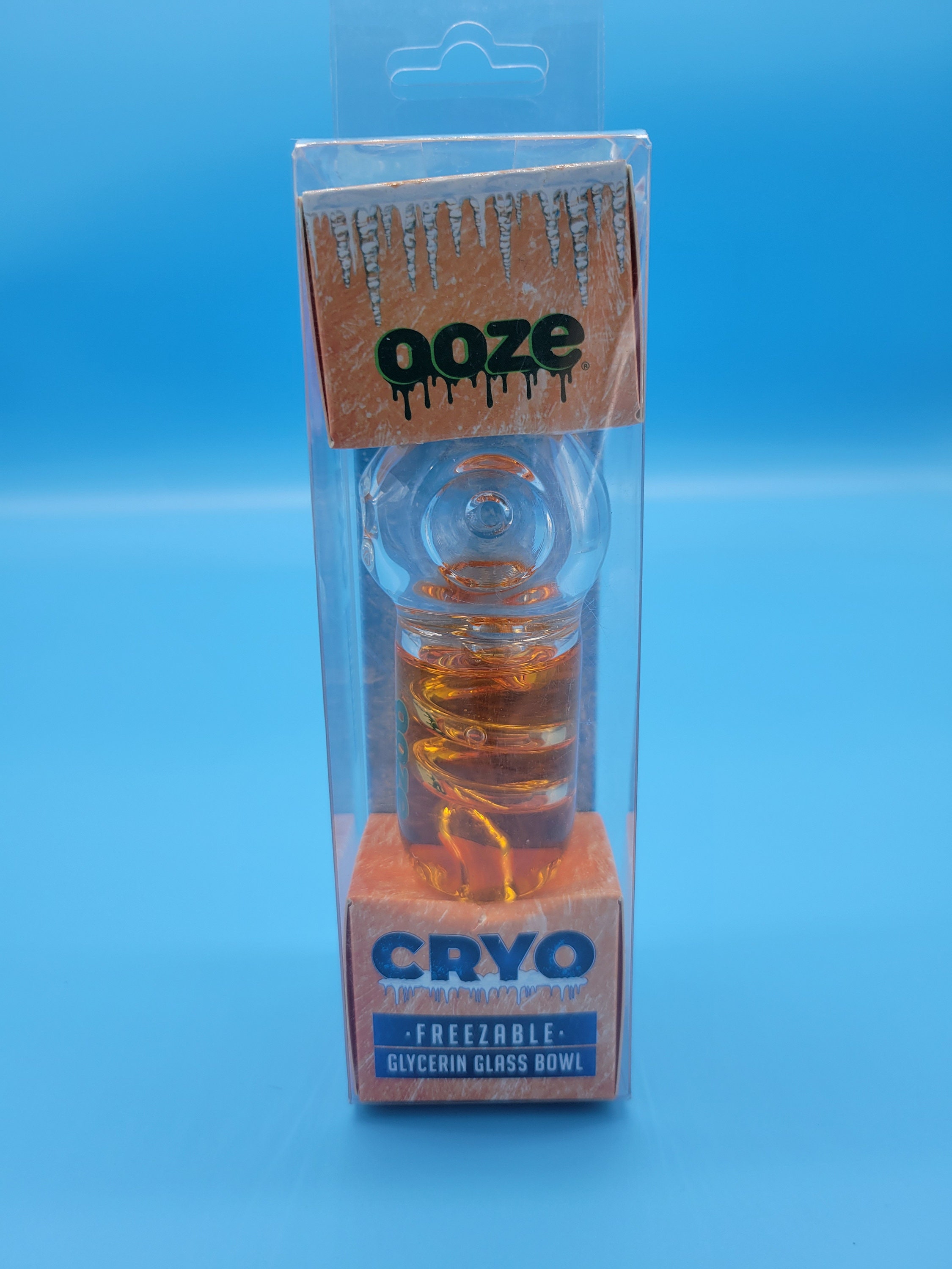 Ooze 4 Glycerin Freeze Glass Pipe Etsy