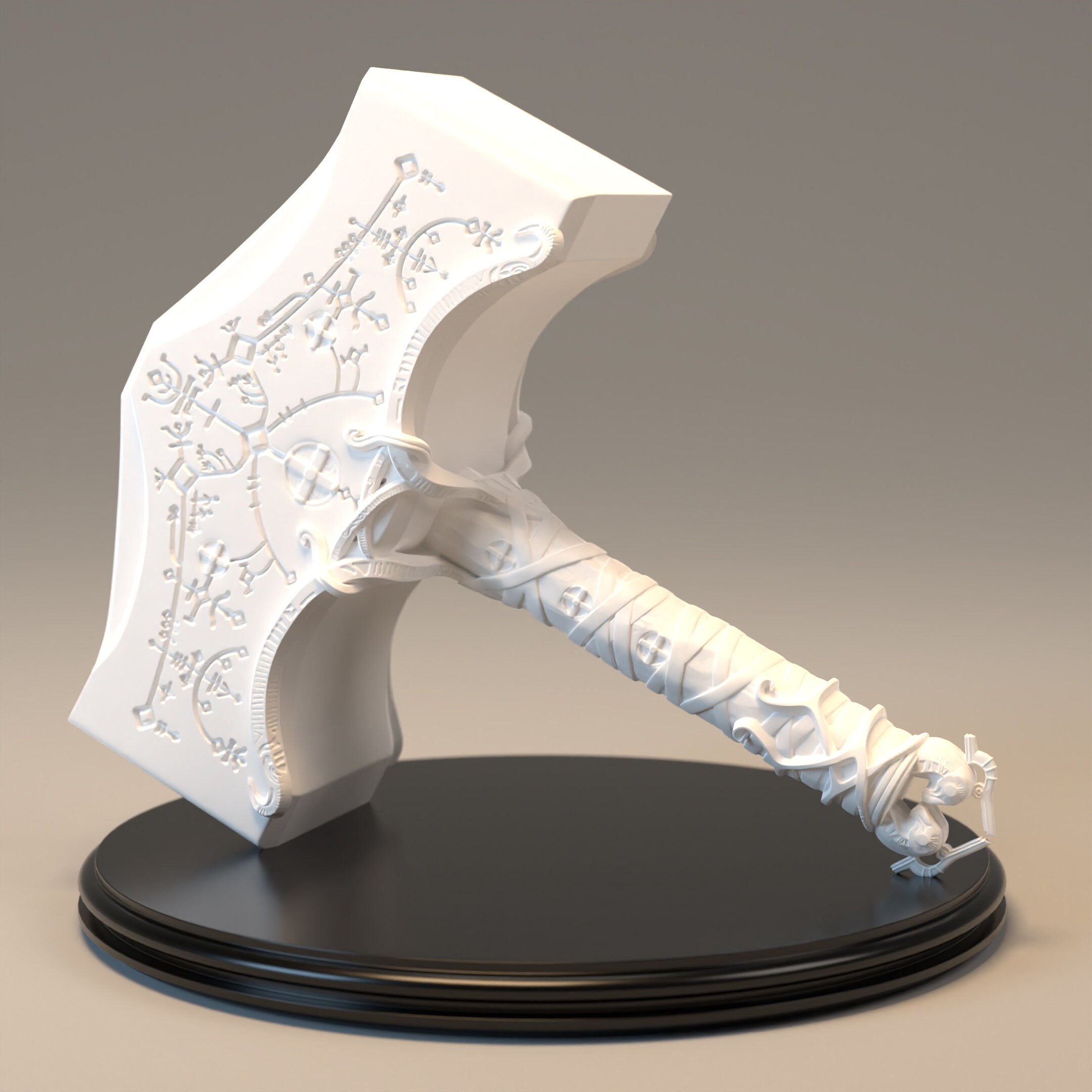 God of War Thor's Hammer Digital 3MF 3D File for Cosplay -  Israel