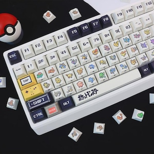 Pokemon Kanto PBT Keycaps (Cherry profile)