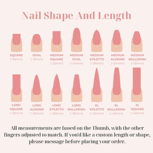 a poster with different nail shapes and names