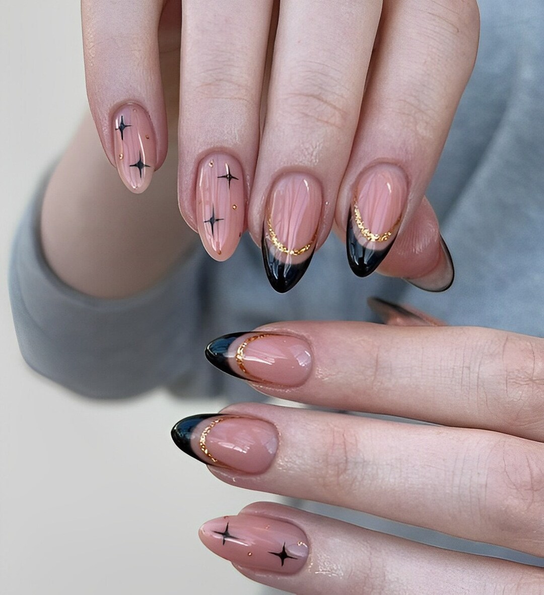 Brilliant Night Press on Nails Twin Nails Beautiful Nails Etsy