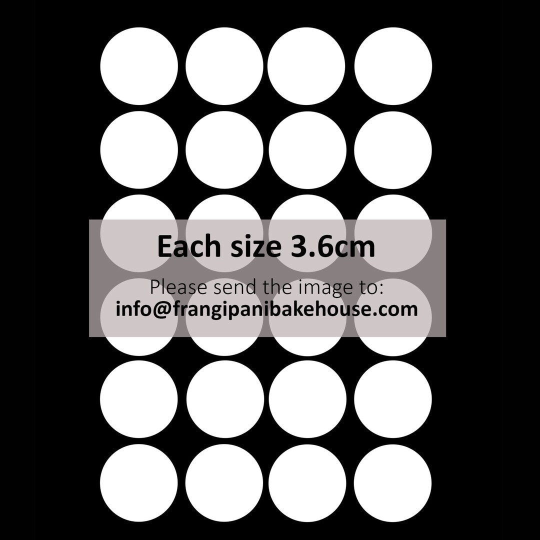 Pre Cut Custom MINI CUPCAKE TOPPER Custom Edible Image Etsy Australia