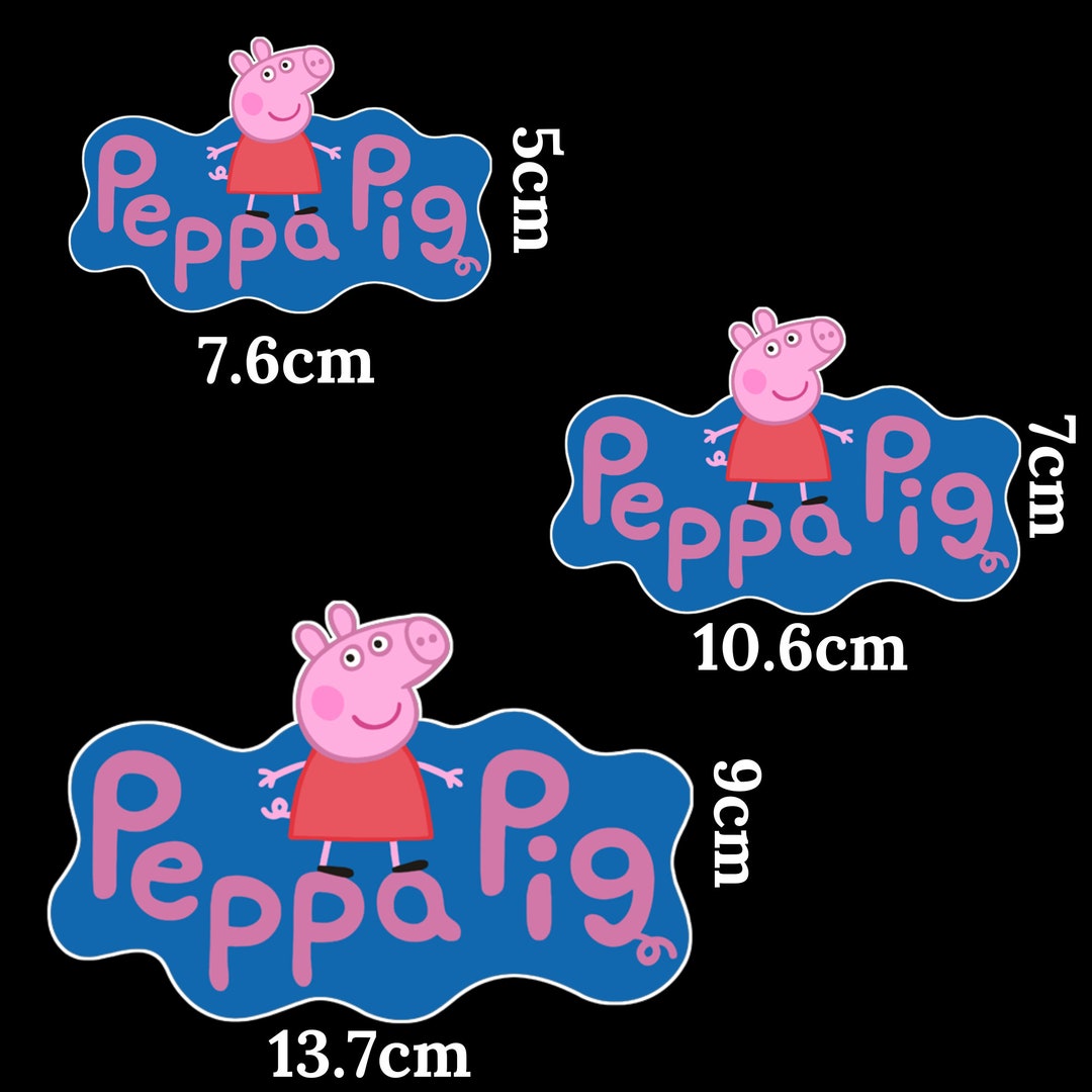 PEPPA PIG LOGO Edible Image Peppa Pig Cake Topper Peppa Pig Logo Cake 