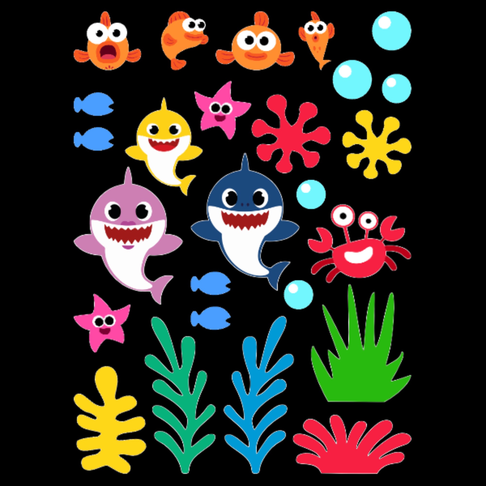 BABY SHARK Edible Image Baby Shark Cake Topper Baby Shark Etsy Australia