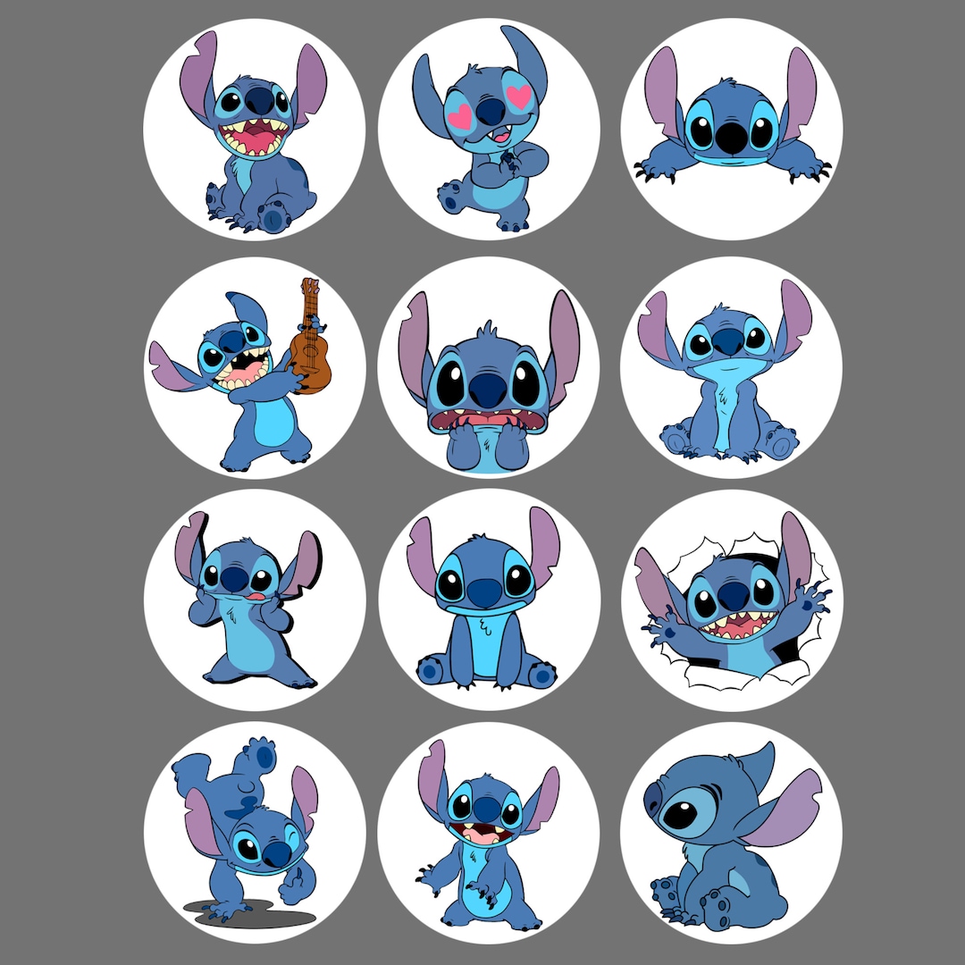 STITCH Cupcake Topper Stitch EDIBLE Image Lilo and Stitch Cupcake STITCH Cupcake Topper Stitch EDIBLE Image Lilo and Stitch Cupcake