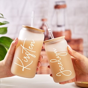 Mug Glass Cups with Wood Lids and Straws 500ml Wide Mouth Drinking Mason  Glass Tumbler Reusable Beer…See more Mug Glass Cups with Wood Lids and  Straws