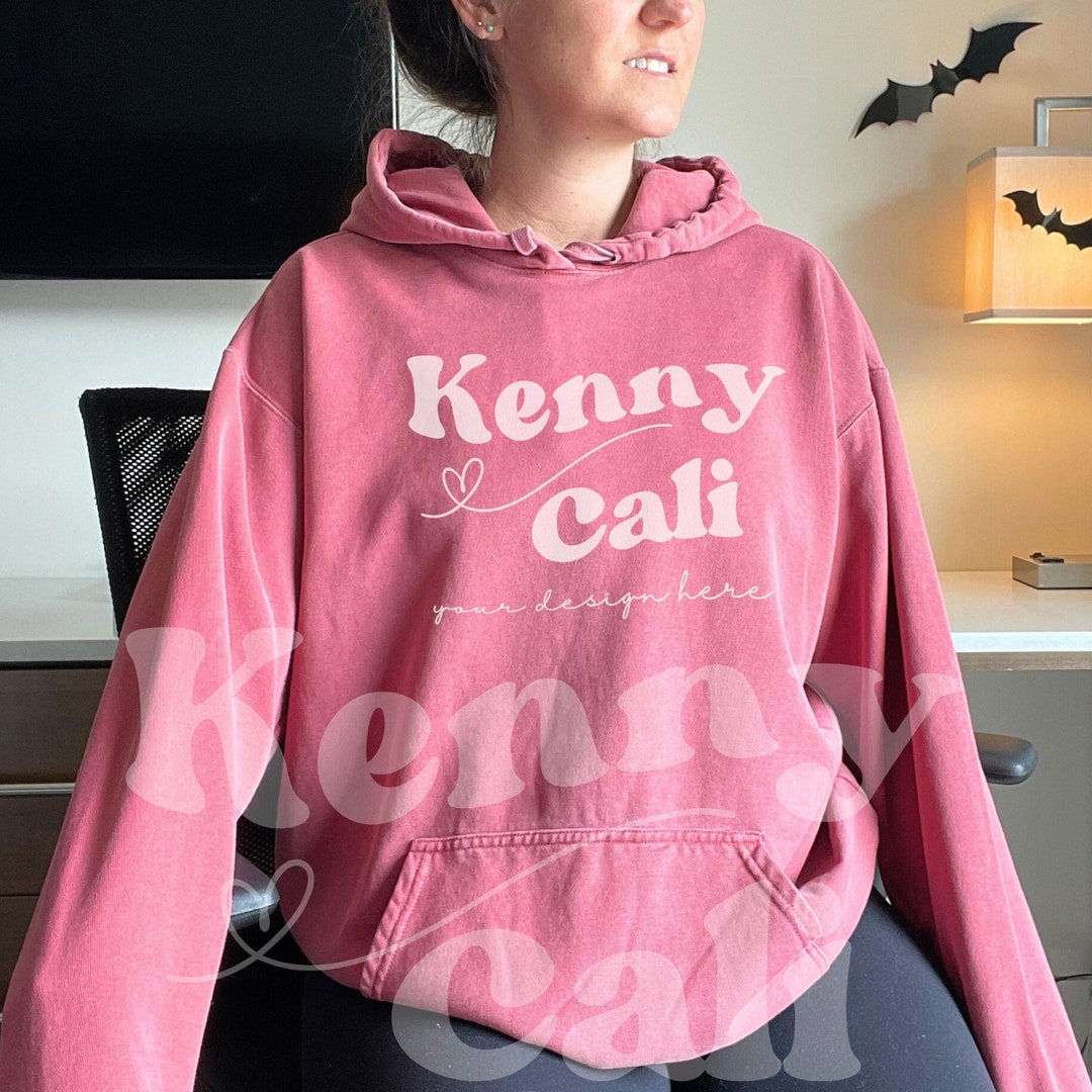 Comfort Colors 1567 Crimson Hoodie Model Mockup Minimalist - Etsy