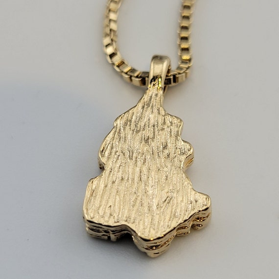 Avon 14K Gold Filled Chain, Simulated Gold Nugget… - image 5