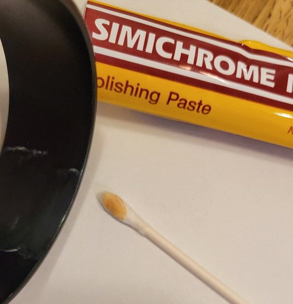 Vintage Dark Green Bakelite Bangle: Faceted Honey… - image 6