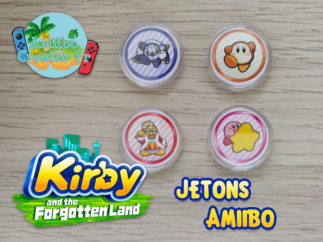 Amiibo Tokens Kirby and the Forgotten World Forgotten Land - Etsy