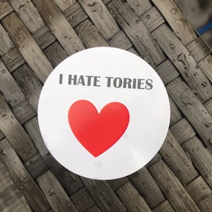 Ik haat Tories-sticker