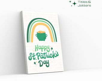 St. Patrick's Day Printable Card Set of 5, Printable Wall Art For St Patricks Day, 5x7, Instand Download, Shamrock Card, Luck of The Irish